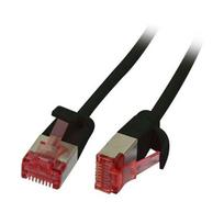 Synergy 21 Patchkabel RJ45 CAT6 250Mhz 2m schwarz U/FTP slimline rund d 3.6mm - Kabel - Netzwerk