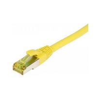 Patchkabel RJ45, CAT6A 500Mhz, 0,5m, gelb, S-STP(S/FTP), TPE/LSZH(Ultraflex), AWG26, mitCat.7 Rohkabel, Synergy 21 (S217658)