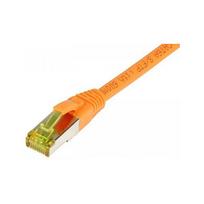 Patchkabel RJ45, CAT6A 500Mhz, 2m, orange, S-STP(S/FTP), TPE/LSZH(Ultraflex), AWG26, mitCat.7 Rohkabel, Synergy 21 (S217689)