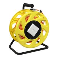 Synergy 21 Kabeltrommel, CAT6A, 50m, CAT7A Rohkabel S-STP(S/FTP), mit 1x Buchse/Stecker RJ45(CAT6A), LSZH, Synergy 21