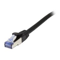 Patch cable RJ45 - CAT6A 500Mhz - 5m - black - S-STP(S/FTP) - AWG26 - LSZH - Synergy 21