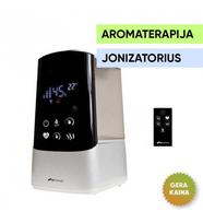Ultragarsinis oro drėkintuvas Air-Me Clevair 2 (prekė su trūkumais) : Energijos sąnaudos (W) - 110, Garsas (dB) - 35, Išmatavimai (mm) - 404 x 220 x 220, Našumas (ml/val) - 330, Pavadinimas - Clevair 2 drėkintuvas CLEV0002, Spalva - Pilka, Svoris (kg) - 2,39, Talpa (l) - 5, Tinkamas patalpoms - iki 40 m