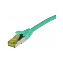 Patchkabel RJ45, CAT6A 500Mhz,10m, grün, S-STP(S/FTP), TPE/LSZH(Ultraflex), AWG26, mitCat.7 Rohkabel, Synergy 21 (S217679)