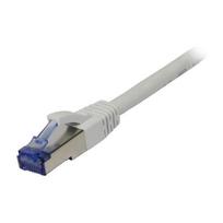 Patch cable RJ45 - CAT6A 500Mhz -50m - white - S-STP(S/FTP) - AWG26 - LSZH - Synergy 21