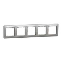 5 vietų rėmelis Schneider Electric Sedna Design SDD313805 (aliuminis)
