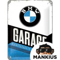 Skardinis ženkliukas 15X20 BMW GARAGE 26212
