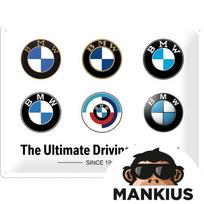 Skardinis ženkliukas 30x40 BMW EVOLUTION 23296