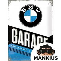 Skardinis ženkliukas 30X40 BMW GARAGE 23211