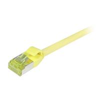 Synergy 21 patch cable RJ45 CAT6A 500Mhz yellow S/FTP slimline round d - Cable - Digital/Data (S2179