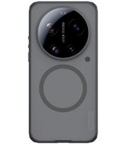 Juodas / skaidrus dėklas Xiaomi 17 Ultra telefonui "Nillkin Super Frosted Pro Magnetic"