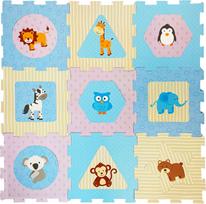 B Beez - Foam Floor Puzzle Mat, 18 Pieces (53005)