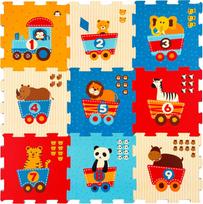 B Beez - Foam Floor Puzzle Mat, 19 Pcs (53004)