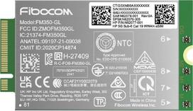 HP 5G Modem m.2 WWAN 4G/5G Sub-6 GHz FM350-GL Mobile Broadband Cellular (compatible with WWAN-ready EliteBook 830 835 840 845 860 865 1040 G11, x360 G11, ZBook Firefly Fury 14 16 G11 G11A) / AM5R4AA