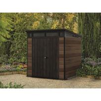 Įrankių namelis sandėliukas Keter Signature Pent 7x7 Walnut Brown (4,7 m2)