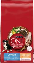 Purina Nestle PURINA One Junior Medium/Maxi Rich in chicken with rice - dry dog food - 7kg