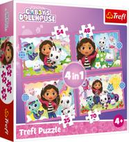 Trefl GABBY´S DOLLHOUSE Dėlionių rinkinys