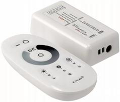 ECOLIGHT LED valdiklis-dimeris 12-24V 4A 72W MONO su jutikliniu nuotolinio valdymo pulteliu LED juostoms