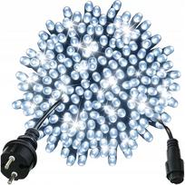 1000 LED Kalėdų eglutės girlianda lauko, pastovaus švietimo + FLASH PREMIUM