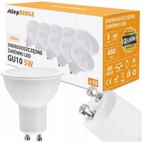 10x LED lemputė GU10 5W = 40W 450lm 3 SPALVOS Energiją taupanti LED lemputė