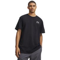 Under Armour Logo Emb Heavyweight Ss Black/ White - Dydis M (1373997-001 Marškinėliai)