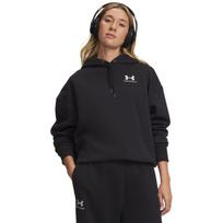 Under Armour Icon Fleece OS Hoodie Black/ White - Dydis M (1379495-001 Džemperiai)