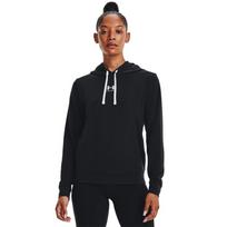 Under Armour Rival Terry Hoodie Black/ White - Dydis XS (1369855-001 Džemperiai)