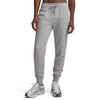 Under Armour Rival Fleece Jogger Mod Gray Light Heather/ White - Dydis S (1379438-012 Kelnės)