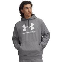 Under Armour Rival Fleece Logo Hd Castlerock Light Heather - Dydis L (1379758-025 Džemperiai)