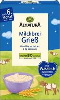 "Alnatura" ekologiška pieniška manų košė, 250 g