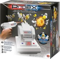 "Bizak Projex" 1 pistoleto rinkinys, skirtas projekcijai ir šaudymui, 3 sudėtingumo lygiai, 1 žaidėjo arba kelių žaidėjų režimas, žaidimas berniukams ir mergaitėms nuo 6 metų (Bizak 62942718)