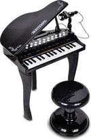 "Bontempi" elektroninis sparnas 32 mygtukai su mikrofonu ir taburete, šviesos efektai, 5 garsai, 4 ritmai, 19 dainų, 53 x 40 x 32 cm