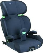 "Chicco Quizy i-Size" vaikiška kėdutė 3-12 metų (100-150 cm), su "Isofix" sistema, su atsilenkimo padėtimi, reguliuojamu aukščiu, su paminkštintais porankiais ir patogia sėdyne, (15-36 kg), 1/2/3 grupė, mėlyna