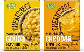 "Cultured Foods" veganiškas sūrio pakaitalas Sūrio pakaitalas be laktozės Be glitimo 2 sūrių "Gouda" ir "Cheddar Cheatcheez" rinkinys