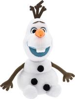 "Disney" parduotuvė Oficiali "Frozen" Olafo pliušinė lėlė 38 cm / 15 colių pliušinis sniego žmogus vaikams Pliušinė animacinė figūrėlė su satino dantukais ir blizgančiais sniego dribsnių akcentais