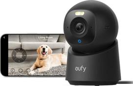 "eufy" vidaus kamera E30, naujos kartos, 4K UHD stebėjimo kamera, 360° pasukama ir pakreipiama, spalvotas naktinis matymas, dirbtinis intelektas, atpažįstantis žmogų / gyvūną / garsą / nešimą, žmogaus / gyvūno sekimas automobiliu, palaiko "Homekit
