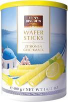 "Feiny Biscuits" vaflinės lazdelės - 400 g - traškūs vafliniai ritinėliai su citrinų kremu - saldūs užkandžiai ir desertų puošyba