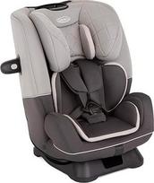 "Graco SlimFit R129 Reboarder" vaikiška automobilinė kėdutė nuo gimimo iki maždaug 4 metų (40-105 cm), nuo 15 mėnesių (76-145 cm) taip pat pagal važiavimo kryptį, apsauga nuo šoninio smūgio, pilka, geležis