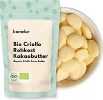 "Kamelur" 500 g ekologiško šalto spaudimo kakavos sviesto iš Criollo kakavos pupelių - maistinės kokybės be jokių priedų - žalias maistas - išskirtinis kakavos sviestas šokoladui ar šokoladiniams saldainiams gaminti