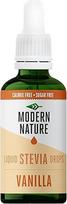 "Modern Nature Vanilla Stevia Liquid" - skonio lašeliai - Stevijos cukrus - Stevijos lašelių saldiklis - skysti aromatiniai lašeliai - be sirupo, be cukraus, be kalorijų, alternatyvus saldiklis 50 ml