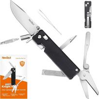 "NexTool Multitool", "Knight K30" sulankstomas peilis su "Shock Wave" uždarymu, "11-in-1" daugiafunkcinis įrankis su 2,76 colio 14C28N plieno peiliu, Pinking žirklėmis, G10 rankenos svarstyklėmis, skirtas EDC, lauko darbams ir "pasidaryk pats", dovana vyr