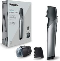 "Panasonic" ER-GK80-S503 Vyriškas įkraunamas kūno žoliapjovė (kišeninė forma, "i-Shaper", nerūdijantis plienas, ilgas akumuliatoriaus veikimo laikas, "Fine Zone" priedai, 20 ilgių, 2 šukos ir dėklas), juoda