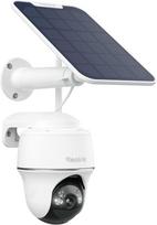 "Reolink" 5MP PTZ saulės stebėjimo kamera lauke, baterija, 360°/140° pasukama WLAN IP kamera lauke su 2,4/5GHz "WiFi", asmenų, automobilių ir gyvūnų aptikimo funkcija, spalvotas naktinis matymas, autonominė, "Argus PT" + saulės baterija