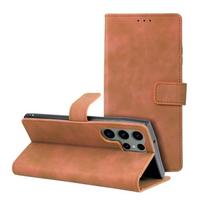 Viedtālruņa atveramais maciņš Samsung Galaxy S23 Ultra Tender Brown