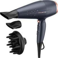 "Rowenta Pro Power+ Stellar" plaukų džiovintuvas "CV7231 Salon Power AC Motor Hair Dryer Ion Technology" su 2 priedais ir garbanų difuzoriumi