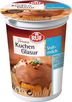 "RUF" tortų glajus, pieninis šokoladas, 500 g, XXL puodelyje, saugus mikrobangų krosnelėje, skirtas sausainiams, keksiukams ir pyragams glazūruoti ir puošti, be glitimo