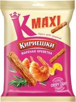"Rusks" sūdyti "Kireschki Maxi" su krevečių skoniu 5 x 60 g