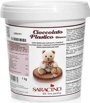 "Saracino" baltasis modeliavimo šokoladas 1 kg kibirėlis 1 pakuotė (1 x 1000 g)