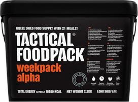 "Tactical Foodpack Alpha Weekpack" (21 maistas) - šaltyje džiovintas maistas I Paruoštas valgyti I MRE I Išgyvenimas I Lauko maistas I Trekingo maistas I Ekspedicija I Biuras