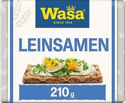 "Wasa Crispbread" linų sėmenys 210 g Viso grūdo ruginiai miltai, derinami su švelniu riešutų skoniu