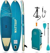 "Wattsup" - Pripučiami SUP irklai - Essentials serija - Dropstitch - Komplektas: 2-in-1 irklas, pavadėlis, pompa, transportavimo krepšys